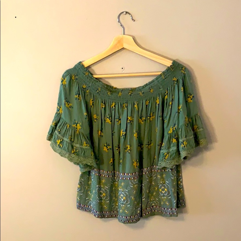 Off the shoulder Boho top